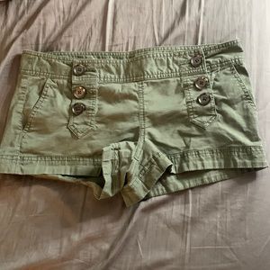 express low rise shorts